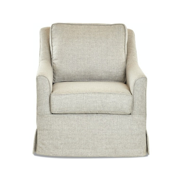 Wayfair Custom Upholstery™ Bella Upholstered Swivel Armchair & Reviews ...