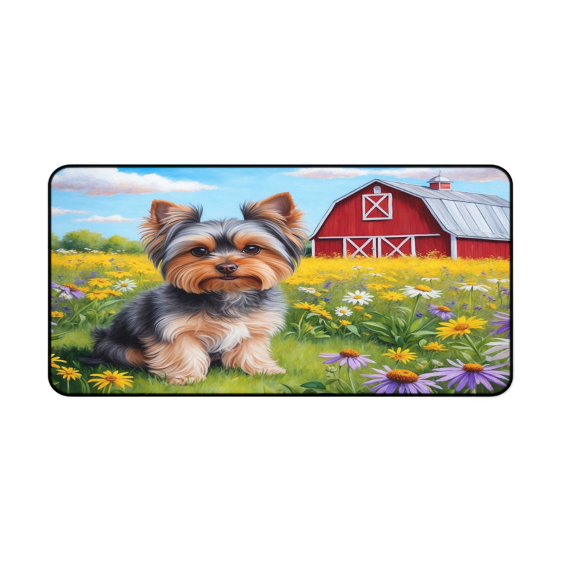 Polyester Desk Pad, 14.4x12.1