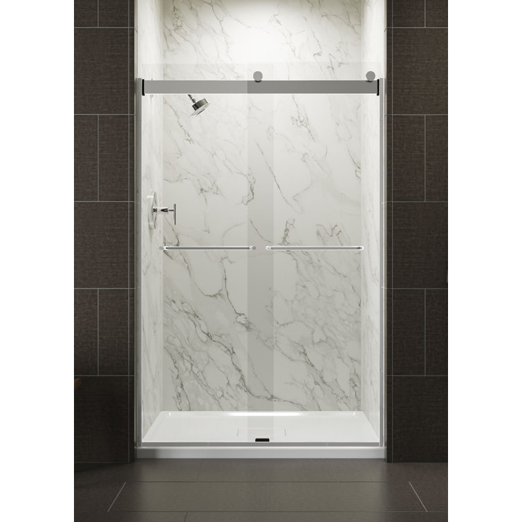 Levity 47.63" x 74" Bypass Shower Door with CleanCoat® Technology