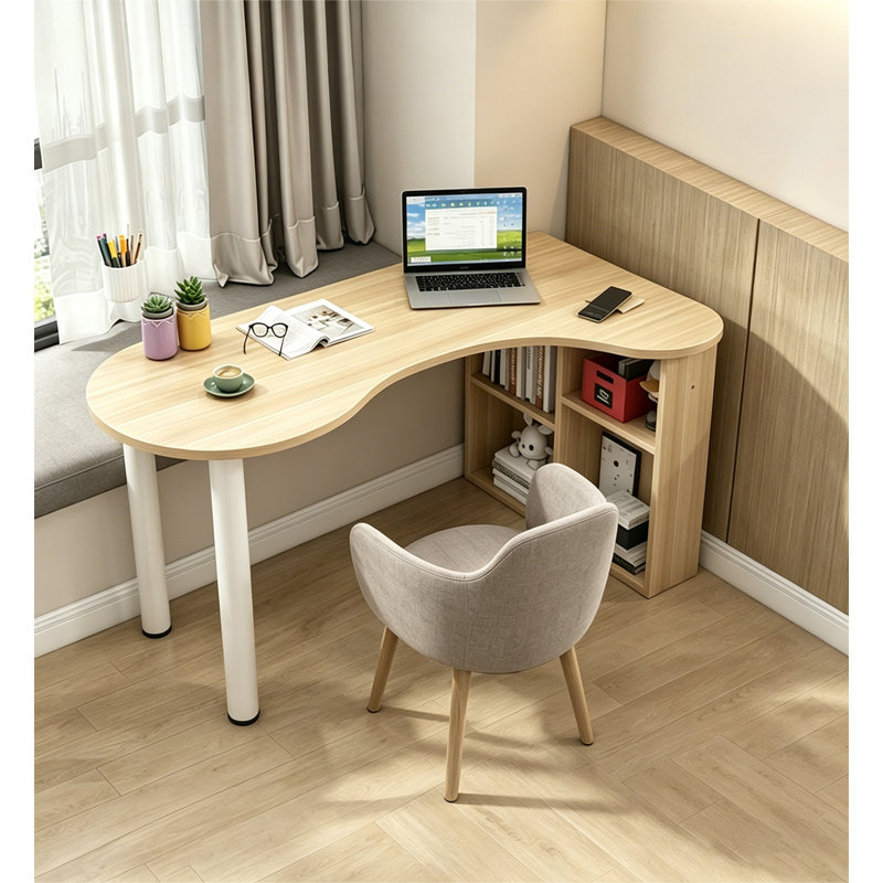 Bureau à domicile simple avec planche latérale, 28.94" H x 39.37" W x 25.2" D, Right Hand Return