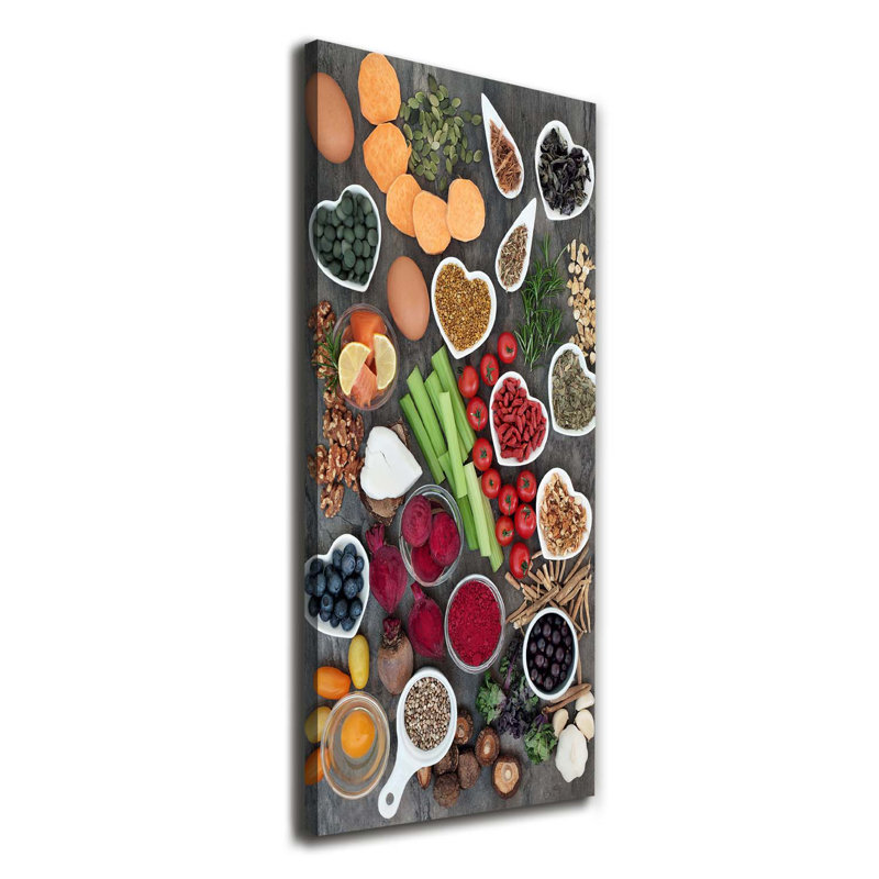 Healthy Food - Wrapped Canvas Print