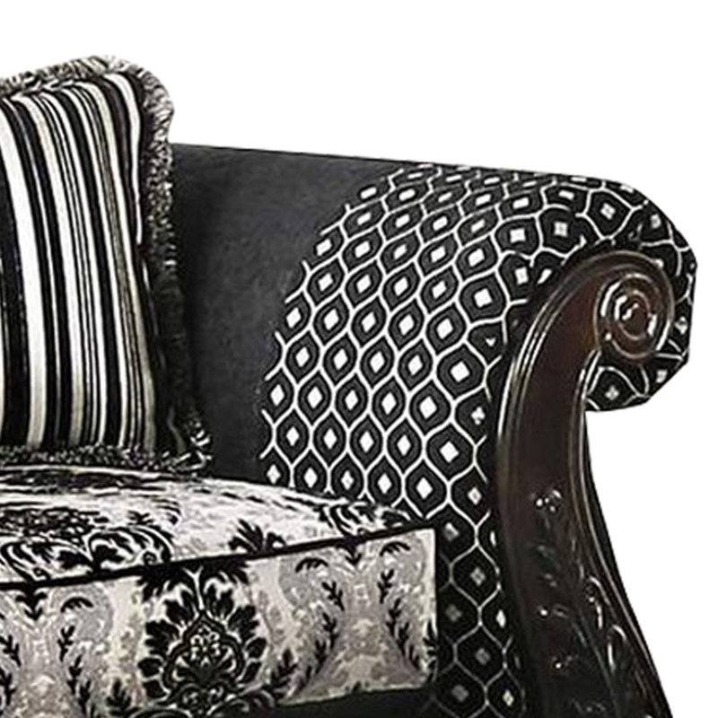 Causeuse Elnaz, Gris chenille