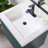 24.5" Wall-Mounted Single Bathroom Vanity With Cultured Marble Top-35674242