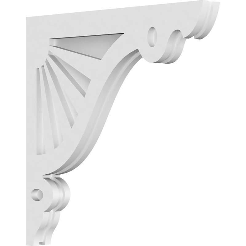 Corbeau en PVC de qualité architecturale Marshall, H 18 po x l 18 po x P 1,875 po