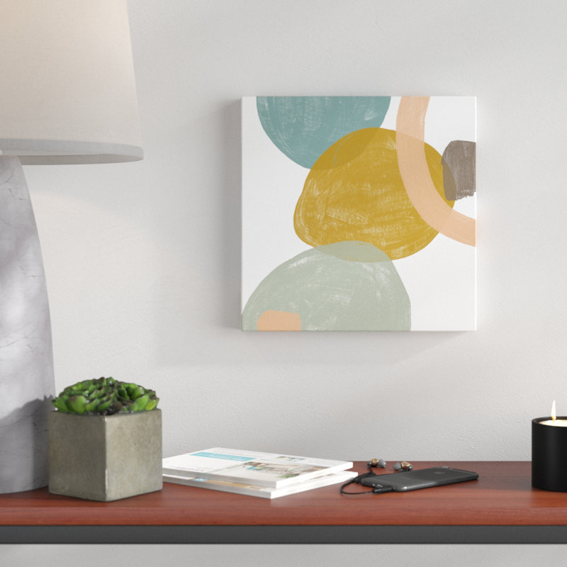 «Platelet I» par June Erica Vess, reproduction d'art sur toile tendue, H 12 po x l 12 po