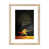Toile avec cadre en bois beige est en rupture de stock