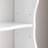 71"H X 11.6"W 8-Shelf Narrow Panayiota With Adjustable Shelves And Wavy Border-295020008