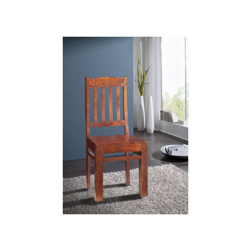 Oxford 46cm H Solid Wood Slat Back Side Chair