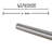 6' Ladder Rail Kit for Removable Ladder Quiet Glide System (Includes: Rail, Brackets, Rail End caps)-104553614