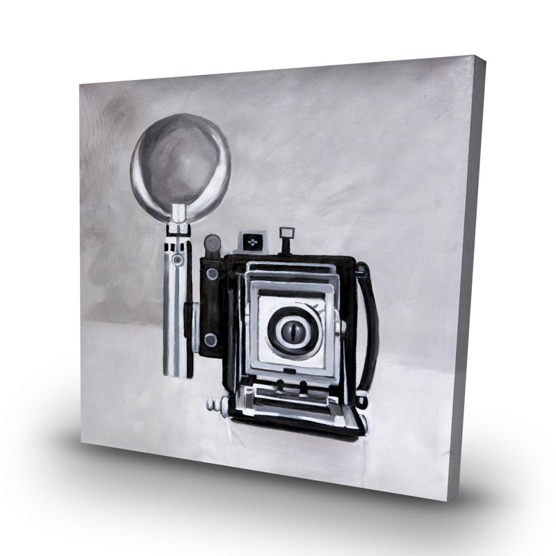 Antique camera - 32"x32" art on canvas