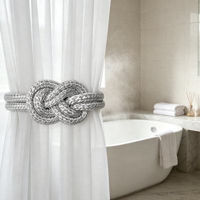 Natural Fabric Curtain Holdback/Tieback