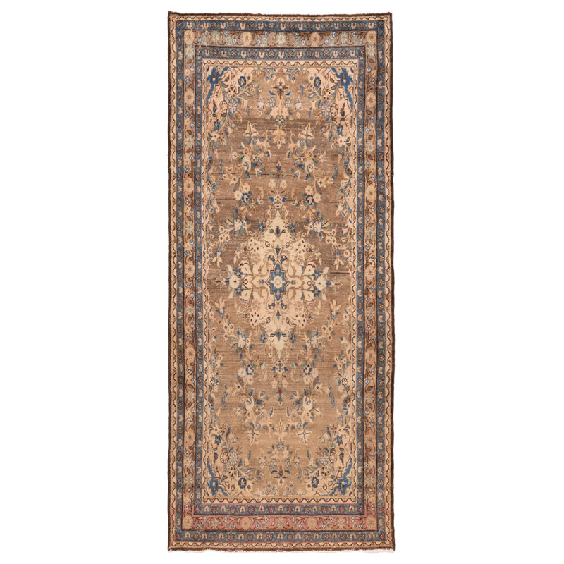 Tapis brun Antalya Vintage 3 pi 11 po x 9 pi 9 po
