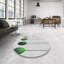 Tapis beige/vert à motifs-1815160666