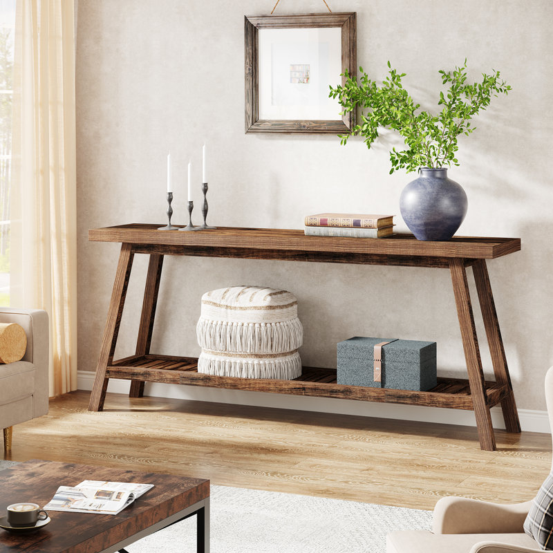 Nunamaker 70.9'' Console Table, Brown