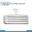 4 Tier Swing Arm Nonslip Pants Hanger.