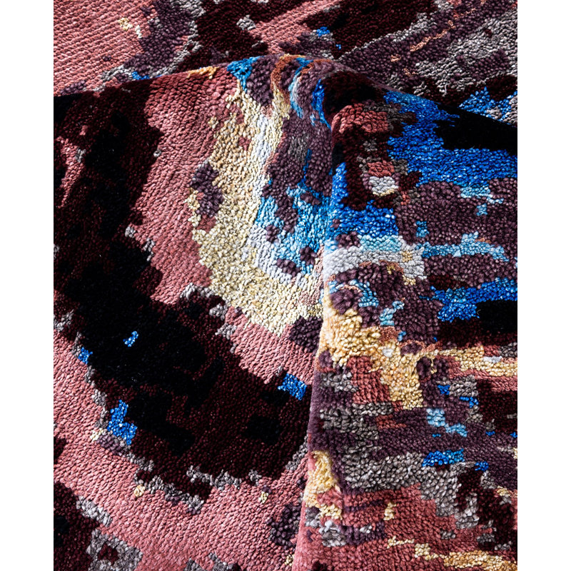 Overdyed One-of-a-Kind 8' 2" X 10' 2" Hand Knotted Area Rug