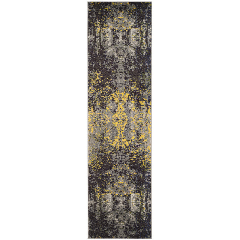 Mckee Performance Abstract Rug, Runner 2'2" x 6'