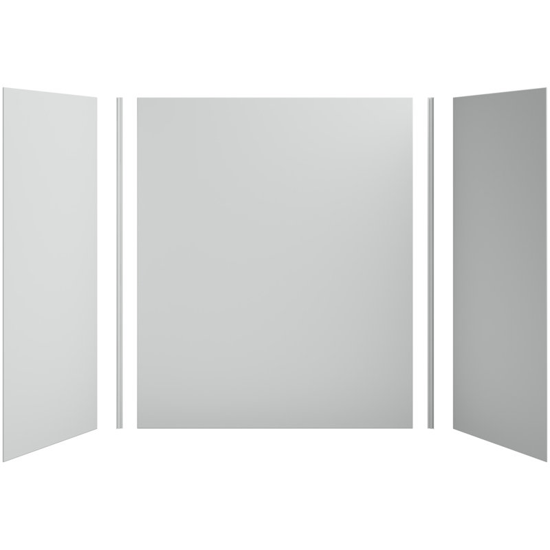 Ensemble de mur de douche Choreograph, Biscuit, H 72 po x l 32 po x P 60 po
