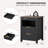 17.7"W 2-Drawer Nightstand With Light-796780065