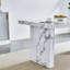 63"*35.4"*30" Inches Luxurious Marble Pattern MDF Dining Table - A Choice Of Subtle Luxury For Your Home.Create Your Exclusive Low-Key Luxury Space.-1271840567
