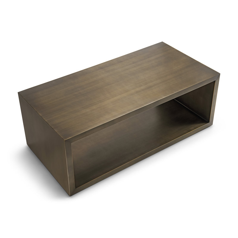 Table basse avec rangement Piero, Bronze