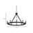 Calvin 10 - Light Dimmable Wagon Wheel Chandelier