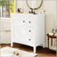 Meuble-lavabo moderne de 30 pouces avec lavabo en céramique, 3 tiroirs spacieux, structure en bois massif pour un rangement efficace et une conception élégante-1798431681
