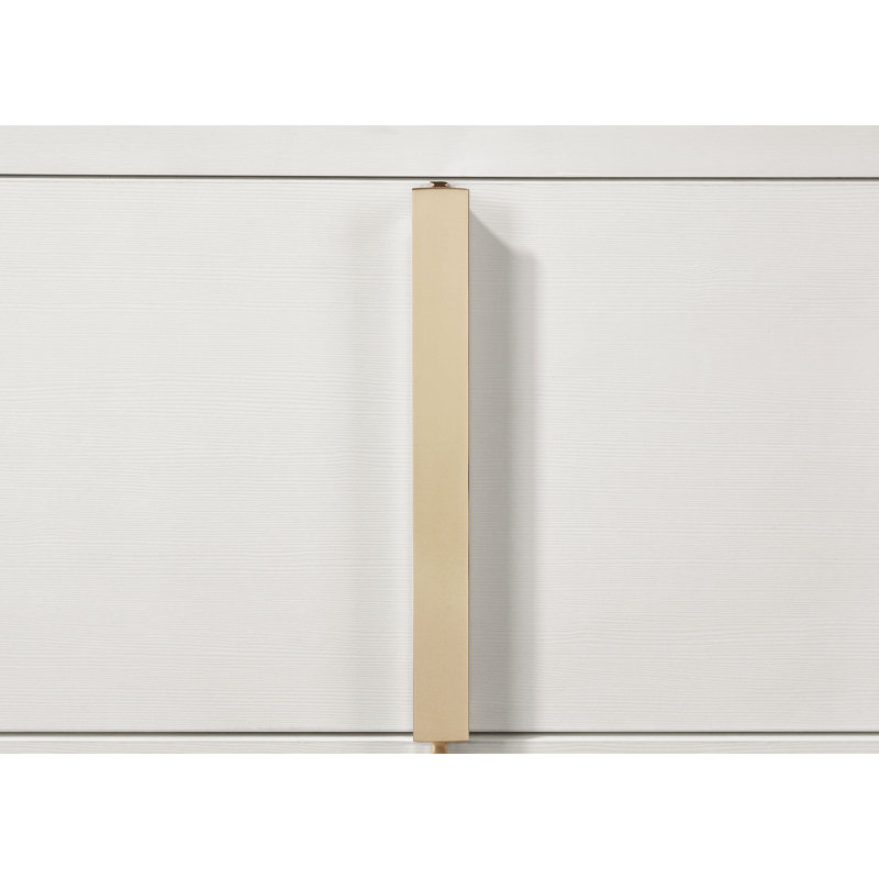 Commode de chambre à 5 tiroirs Jelissa - blanc, Blanc