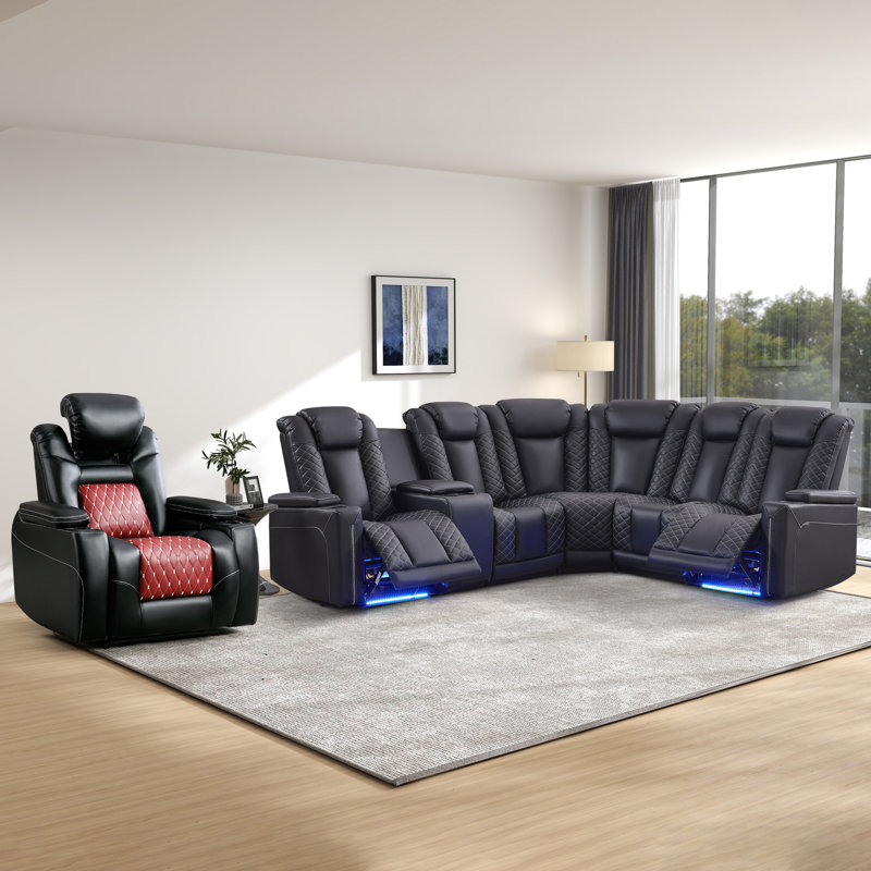 Ensemble de coins inclinables électriques de luxe 2 pièces