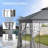 Outsunny Metal Patio Gazebo, Double Roof Outdoor Gazebo Canopy Shelter with Tree Motifs Corner Frame and Netting, for Garden, Lawn, Backyard, and Deck
