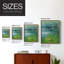 Peaceful Diptych I Framed Print - Solid Wood-2000264035-2000264043