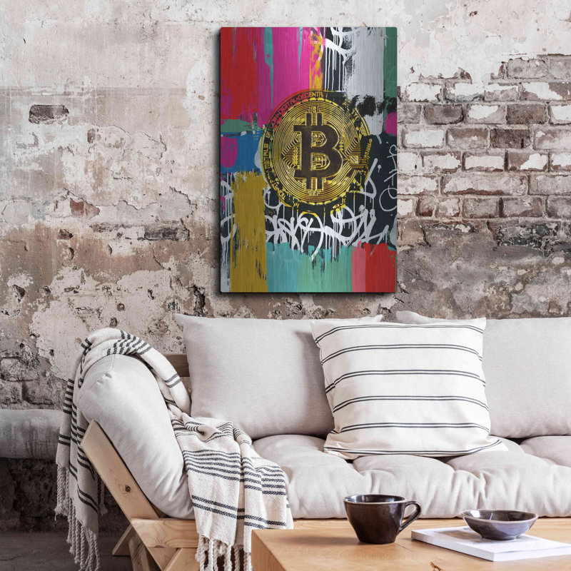 «Crypto-monnaie Bitcoin Graffiti 2» par Irena Orlov