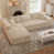 Velours côtelé beige sélectionné