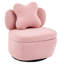 Upholstered Teddy Swivel Accent Chair-1710824898