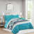 Floral bleu sarcelle est en rupture de stock