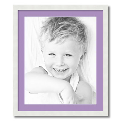 Wood Matte Picture Frame with Mat