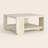 Allyannah 31.1" Modern Contemporary Square Coffee Table with Shelf-1811616400