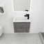 Meuble-lavabo avec lavabo 22 po pour petite salle de bain, meuble-lavabo flottant avec porte à fermeture douce, petit meuble-lavabo avec lavabo-1619243885