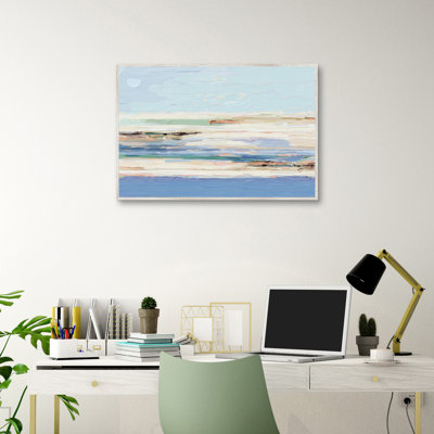 "Coastal Strata" par Willowbrook, art mural encadré