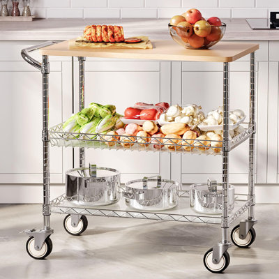 3-Tier Heavy Duty Rolling Kitchen Cart by 17 Stories
