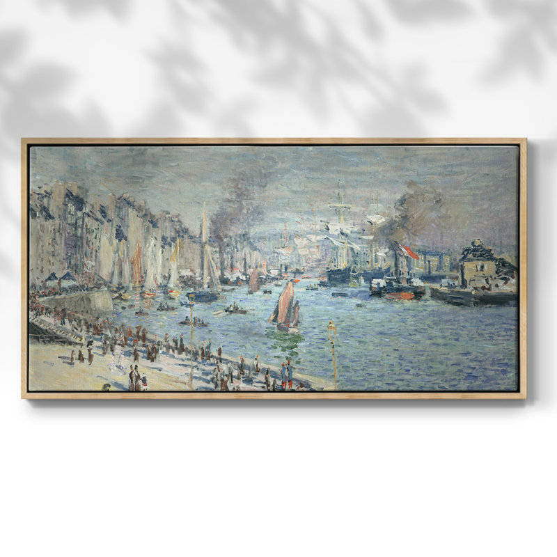 Nautical Series-CCLXV III - Toile tendue avec châssis encadré - Prêt à être accroché, H 21 po x l 41 po, Naturel