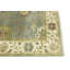 Tapis oriental bleu clair à motif floral Oushak 5 x 8
