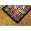 Antique Multicolor Wool 1920s American Hooked Small Scatter Size Rug