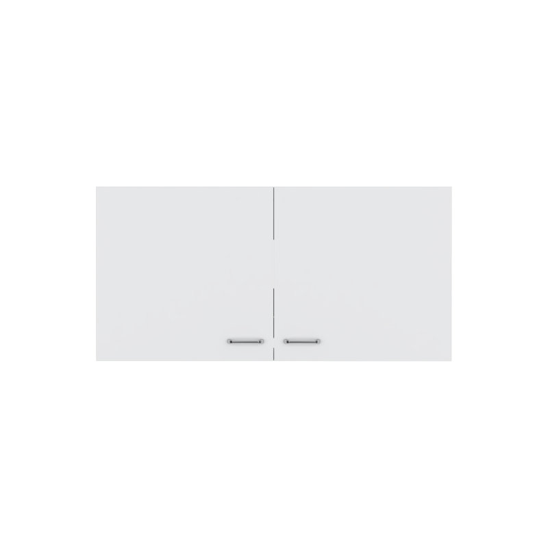 Armoire murale Napoles, deux tablettes, porte double