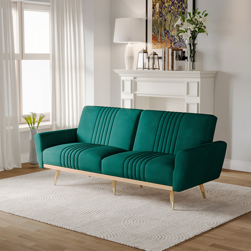 Norson 3 Seater Sleeper, Green