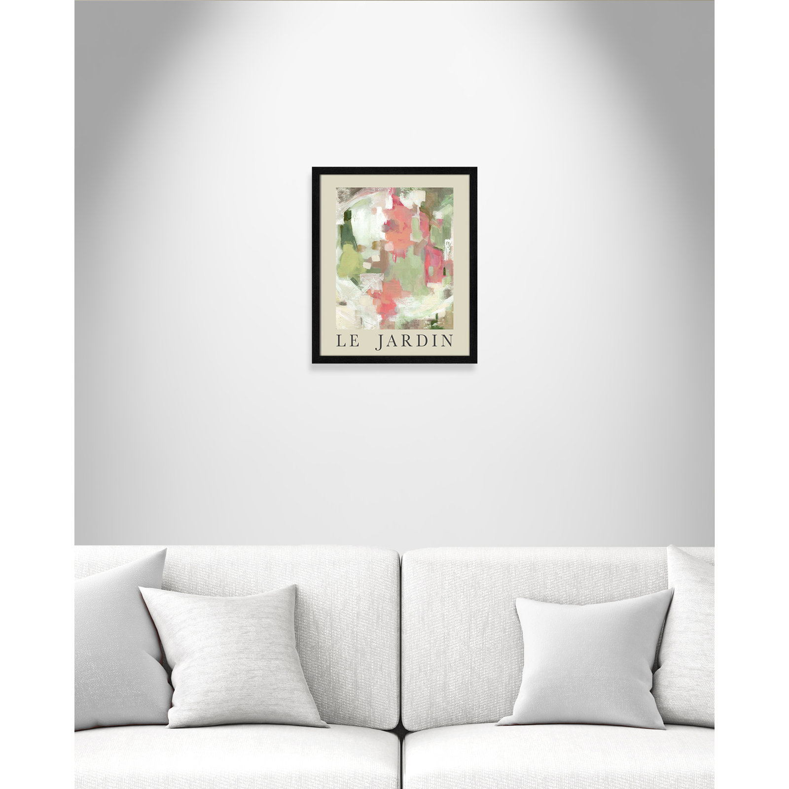 Botanical Poster Collection "Le Jardin" Print by Carol Robinson, No, Black Single Picture Frame, 19" H x 16" W x 0.75" D