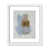 Cadre photo blanc mat