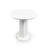 Ciani Dining Table With Glossy Top And Fluted Base