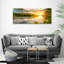 Twilight On Canvas The River - Wrapped Canvas Print