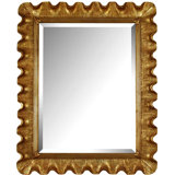 The Kensington Scalloped Beveled Wall Mirror